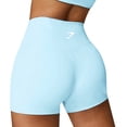 thumbnail image 3 of WILLBEST Pantalones Cortos de Yoga Casuales de Moda para Mujer, Cintura Alta, Moldeadores Corporales, Pantalones Deportivos Elásticos para Entrenamiento Físico Y Comodidad Activa. Mediana, 3 of 8