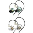 thumbnail image 4 of Moyic Auriculares TRN MT1 a prueba de sudor, auriculares indoloros, auriculares con cancelación de ruido, auriculares para correr, altavoz de Cables de audio/vídeo Blanco sin micrófono, 4 of 8