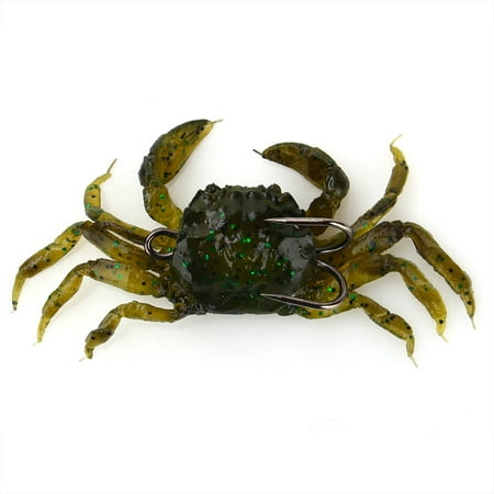 9cm 28g Ideal for Cod & Wrasse Premium Hook Bait Tackle Realistic Soft Crab Fishing Lure