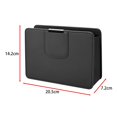 thumbnail image 2 of Caja de almacenamiento lateral para puerta de coche, accesorio organizador Universal para teléfono, llaves, tarjetas, contenedor, cubo de basura para Negro, 2 of 8