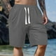thumbnail image 1 of pstuiky Pantalones cortos para hombre, Pantalones cortos de trabajo de pierna recta, holgados y cómodos, de color liso, a la moda y para tiempo libre para hombre Pantalones cortos de golf, 1 of 5