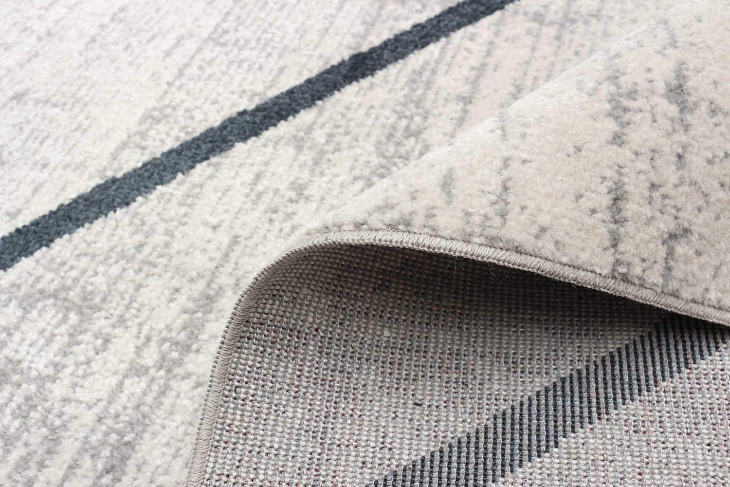 ECARPET Washable Abstract Striped Area Rug & Runner for Living Room, Bedroom, Hallway