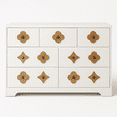 thumbnail image 1 of Ourlova Commode Cannelée pour Chambre avec 6 Tiroirs, Commode de 47 Pouces de Large avec Grands Tiroirs et Grande Armoire de Rangement pour Vêtements, 1 of 4