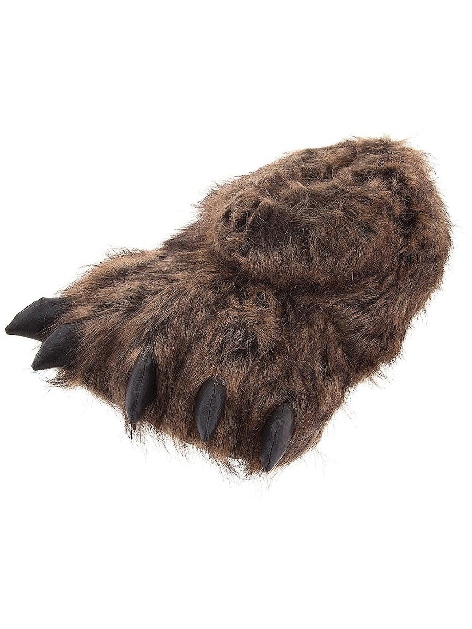 Brown Grizzly Bear Paw Fuzzy - Walmart.com