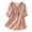 Pink, variant on Vintage Boho T Shirts for Women 2026 Summer Casual Cotton Linen Elbow Sleeve V Neck Floral Embroidery Graphic Tees