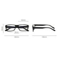 thumbnail image 2 of Ticikt Reading Glasses Blue Light Blocking Spring Hinge Readers For Women Men Anti Glare Filter Lightweight Eyeglasses, 2 of 3