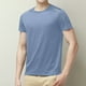 thumbnail image 1 of pstuiky camiseta de hombre, Blusas/camisetas casuales de verano para hombre, de color liso y cuello redondo camisas casuales para hombre xxxxxl, 1 of 9