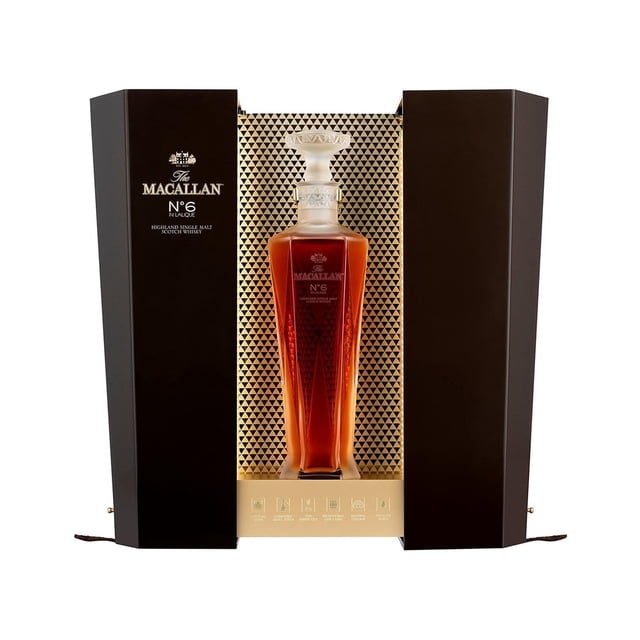 Pack de 6 Whisky The Macallan No.6 Lalique 700 ml