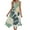 2Green, variant on Drses ‌‌‌‌‌‌‌‌‌‌Women's 2025 Plus Size Floral Swing Sundress - Irregular Hem A-Line Midi | Sleeveless Round Neck Loose Casual Beach Dress