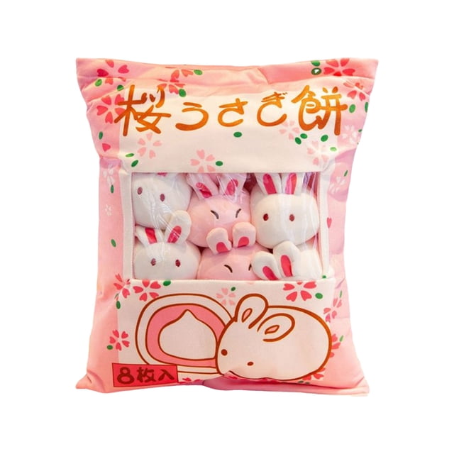 Monstrate Muñeco de peluche Almohada Pudín Cojín Algodón PP Múltiples patrones Bolsa de refrigerio Regalo dulce Conveniencia Cojines de Type6 NO6