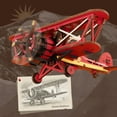 thumbnail image 3 of ROKR Sky Captain DIY Pendulum Toy 3D Puzzle Wooden Model Building Kits Toys for Adult Gifts,Red, 3 of 7