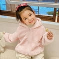 thumbnail image 3 of URMAGIC Toddler Boys Girls Fleece Jacket Fuzzy Winter Warm Teddy Coat for Kids Baby 1-7 Years, 3 of 5