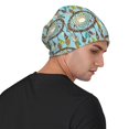 thumbnail image 4 of Naloa Boho Dreamcatcher 1 Soft Beanie Hat, Knit Beanie Daily Beanie in Fine Knit for Women Men Winter Travel, Outdoor, 4 of 7