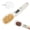 Beige, variant on Ikoopy Kitchen Spoon Scale, Digital Measuring Spoon High Precision 0.1g Digital Kitchen Spoon Scale 7 Unit Baking Scale for Baking