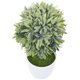 thumbnail image 2 of Planta esférica falsa de interior para decoración de ventanas, plantas artificiales de plástico para escritorio en maceta, 2 of 6