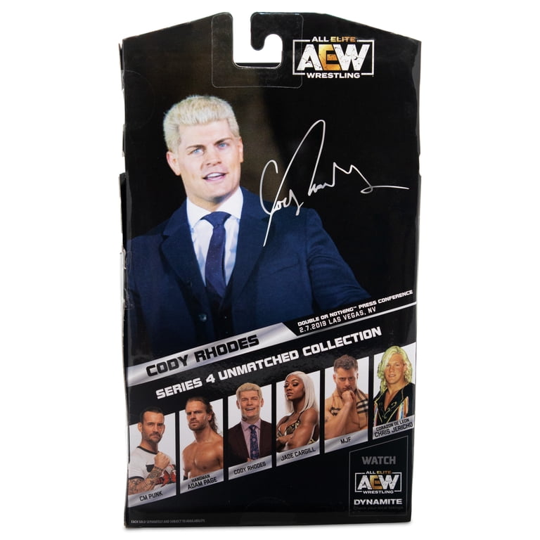 AEW Unmatched Wrestling Action Toy - 6 inch Cody Rhodes Figure