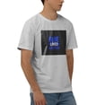 thumbnail image 2 of Blue Lives Matter Cotton T-Shirt Gray X-Large, 2 of 8