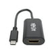 Tripp Lite USB-C Vidéo HDMI UHDMI SB C to HDMI Video Adapter Converter 4Kx2K M/F, to USB Type-C to USB Type C to HDMI 6in - Adaptateur Externe - USB-C 3.1 - HDMI - Noir – image 3 sur 12