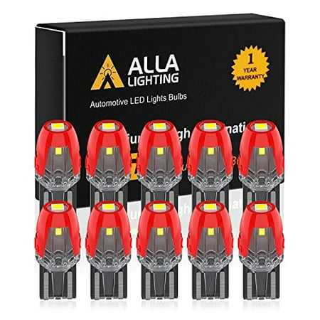 

Alla Lighting Miniature T10 168 194 LED Bulbs 12v License Map Lights Dome Lights Trunk Lights Step Courtesy Lights Door Interior Lights