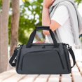 thumbnail image 1 of Bolsa de lona de viaje Bolsa de gimnasia con compartimentos de zapatos portátiles para hombres Bolsa deportiva de mochila para hombres para fitness Gris, 1 of 8