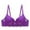 Purple, variant on SCSAlgin Bralettes for Women Full Coverage Lace Bra Breathable Underwear Comfortable Bra Soft Push Up Adjustable Strap Bra