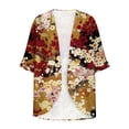 thumbnail image 4 of NJDVHB Cardigan d'Hiver pour Femmes, Blouse Décontractée à Manches Longues avec Poche, 4 of 5