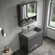 thumbnail image 5 of Light Luxury Nordic Bathroom Cabinet Floor Wall Slate Integrated Washbasin Bathroom Vanity Cabinet with Sink Bathroom Furniture My Lux Decor Round, 5 of 6