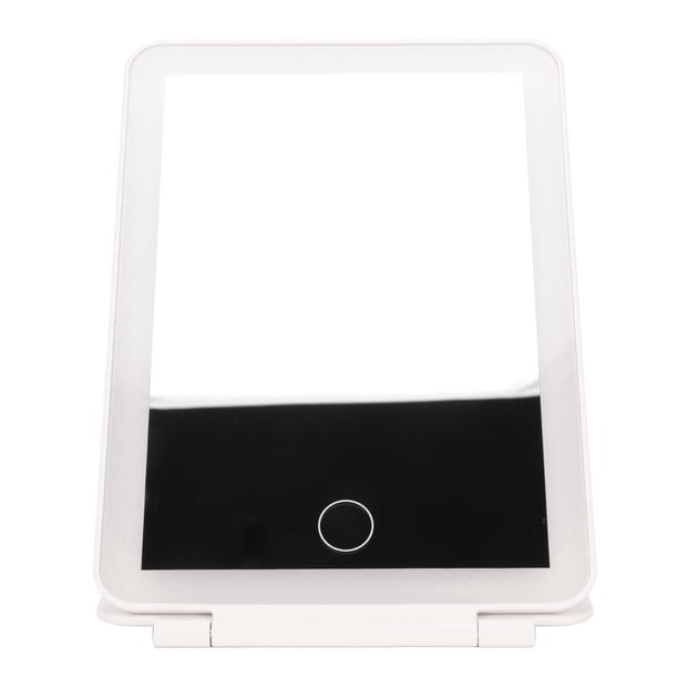 Espejo con luz LED Recargable ANGGREK 3 Modos de Colores Portátil plegable