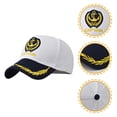 thumbnail image 2 of 2 piezas Gapas de béisbol bonitos capitanes sombreros de béisbol sombreros de béisbol sombreros de sol, 2 of 4