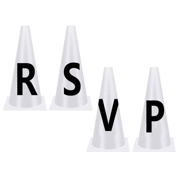 4/8pcs Equestrians Athletes Training Cones Dressage Cones Stackable Equestrians Training Cones with Letters Sign Enduring