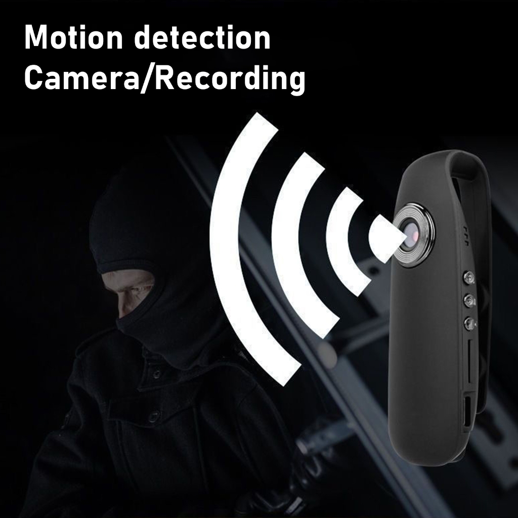 Magnetic Body Camera 1080P Video 130° Wide Angle Cycle Recording for Travel