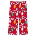 thumbnail image 3 of Preschool Kansas City Chiefs Two-Piece Garland Holiday Long Sleeve Pajama Set, 3 of 3