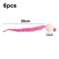 thumbnail image 2 of 6Pcs Cute Cat Toy Cat Kitten Interactive Toy Indoor Wooden Ball Caterpillar, 2 of 5