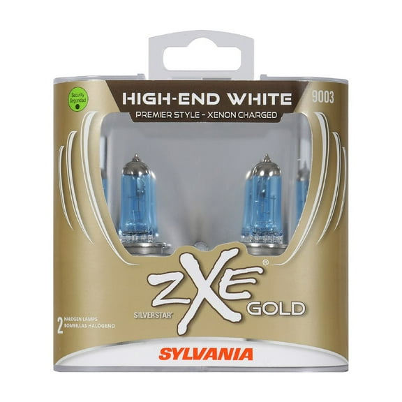 SYLVANIA 9003 SilverStar zXe Gold Halogen Headlight Bulb - 2 Bulbs