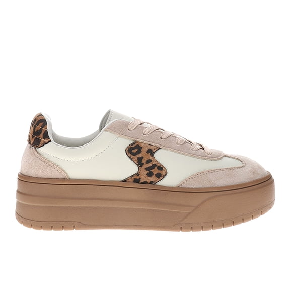 Corkys Womens Pop Off Leopard Platform Lace Up Athletic Sneakers Casual Sh