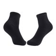 thumbnail image 2 of Gapacks Men's Black Ankle Socks, One Size Fits Most, Nylon Spandex Blend, Stretchy & Durable, Breathable Ribbed Design, Non-Slip, for Daily Wear & Casual Sports, 2 of 3