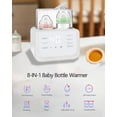 thumbnail image 3 of Baby Bottle Warmer, 8-in-1 Fast Milk Warmer for Breastmilk or Formula with Timer, 24H Constant Warming, with Defrost, Heat Baby Food Jars, Sterili-zing Function, Accurate Temp Control, Fits 2 Bottles, 3 of 7