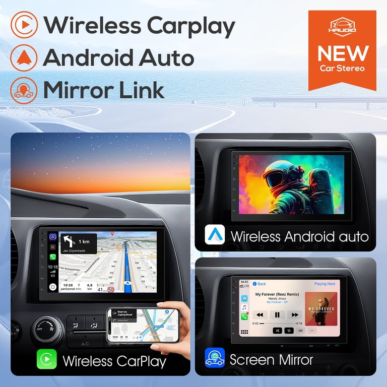 Draagbare Bluetooth Auto Monitor Met HD Touchscreen Carplay Scherm Voor Auto Vrachtwagen
