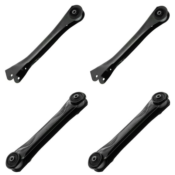 TRQ Front Upper Lower Control Arm Driver Passenger Set for 97-06 Jeep Wrangler PSA62820 Fits select: 1997-2006 JEEP WRANGLER / TJ