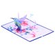 thumbnail image 1 of La tarjeta de felicitación de colibrí incluye sobre y etiqueta de nota Tarjeta navideña 3D para mamá JShteea Libre de BPA, 1 of 9