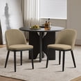 thumbnail image 2 of GARVEE Upholstered Dining Chairs Set of 2,Mid-Century Modern Dining Chair with Rubberwood Legs,Camel, 2 of 9