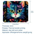 thumbnail image 5 of Cat Square 8.3x9.8 Inch Non-Slip Rubber Bottom Printed Mouse Pad, Gaming Mousepad for Office and Gaming, 5 of 6