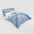 thumbnail image 3 of Ambesonne Modern Bedding Set 3 Pcs, Corridor of Spaceship, Twin XL, White, 3 of 3