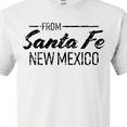 thumbnail image 4 of Inktastic From Santa Fe New Mexico in Black Distressed Text T-Shirt, 4 of 5