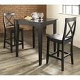 thumbnail image 2 of Crosley 3 Piece Counter Height Dining Set in Black, 2 of 4