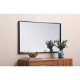 thumbnail image 2 of Elegant Decor MR4074BL 24 x 40 in. Metal Frame Rectangle Mirror, Blue, 2 of 2