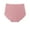 Pink, variant on Lopecy-Sta Women's Underwear Gift for Mother High Waisted Seamless Underwear for Women Full Coverage No-Show Wave Edge Panties