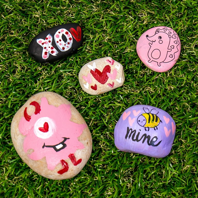 Made By Me Rock Art Kit by Horizon Group Rock Painting Arts and Crafts For  Kids 