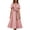 Blue, variant on Hulanddfd Women's Dress Deep V-Neck Bark-Texture Sleeveless Evening Dress Gold Size M