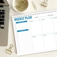 thumbnail image 3 of Weekly Planner Notepad - Planning Pad with Daily Schedule & Calendar, 52 Sheets, Undated Weekly To Do List Notepad, 10x7.5 in, 3 of 5